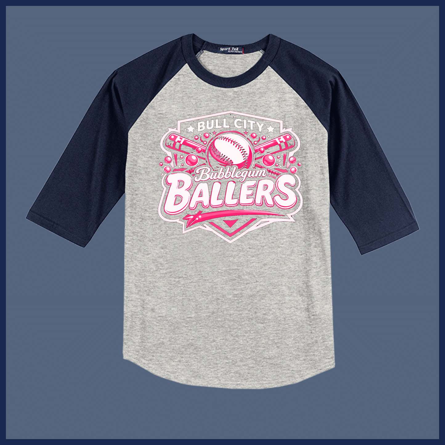 Adult Bubblegum Ballers Player Raglan Jersey