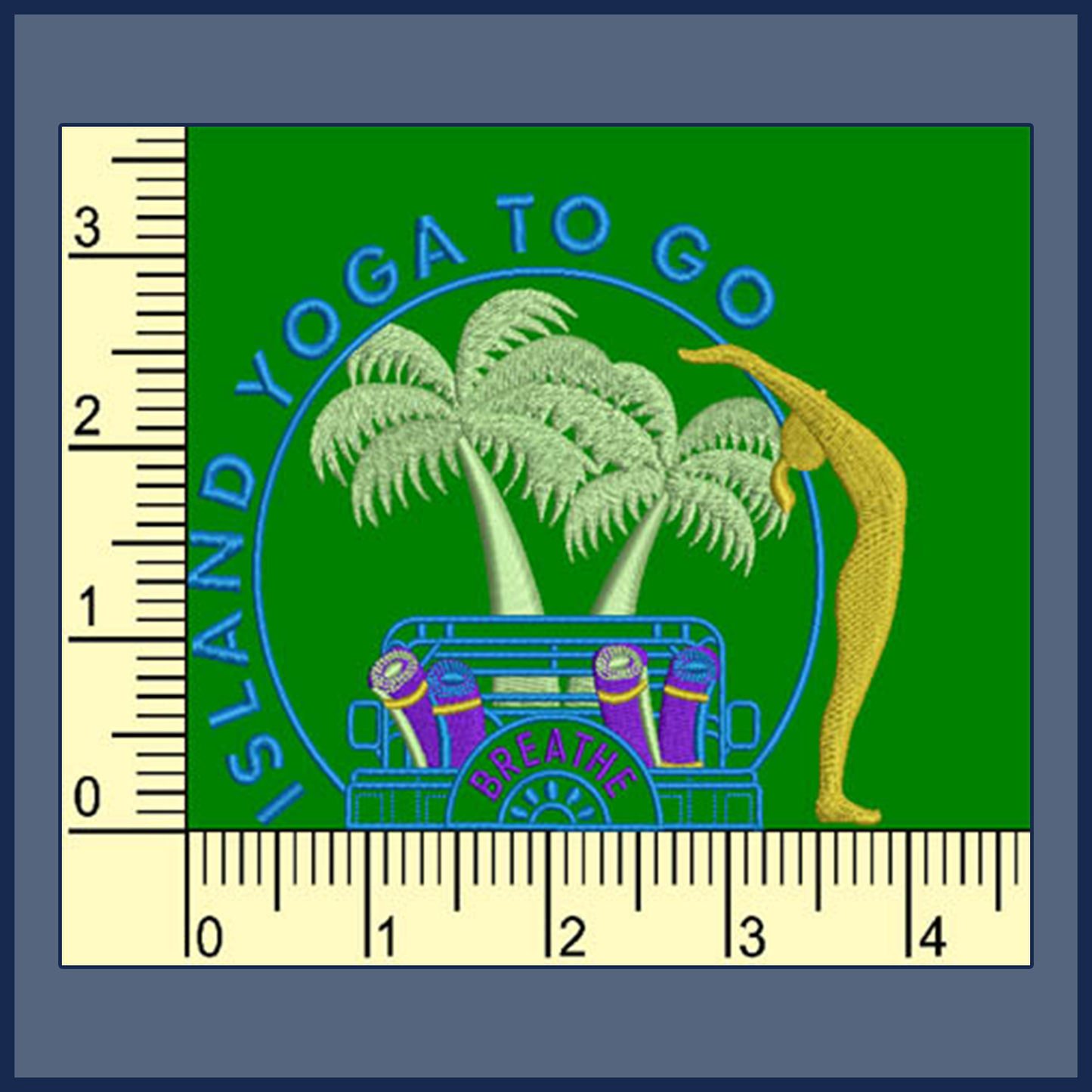 BYOG - Island Yoga Left Chest Logo