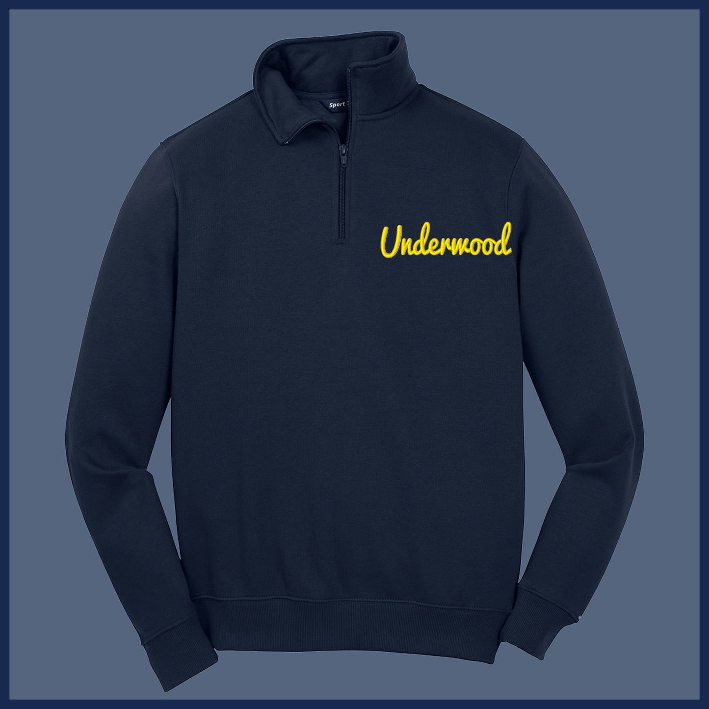 Underwood Embroidered Quarter-Zip Fleece – Men
