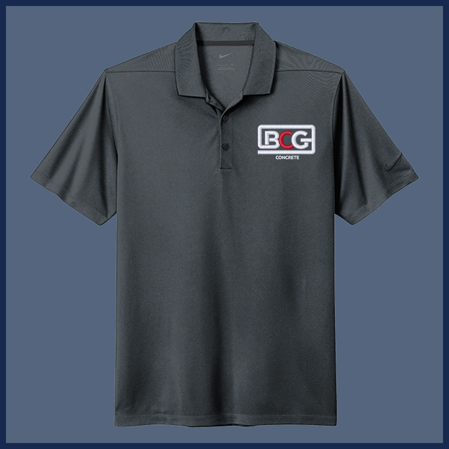 Men BCG Concrete Nike Polo