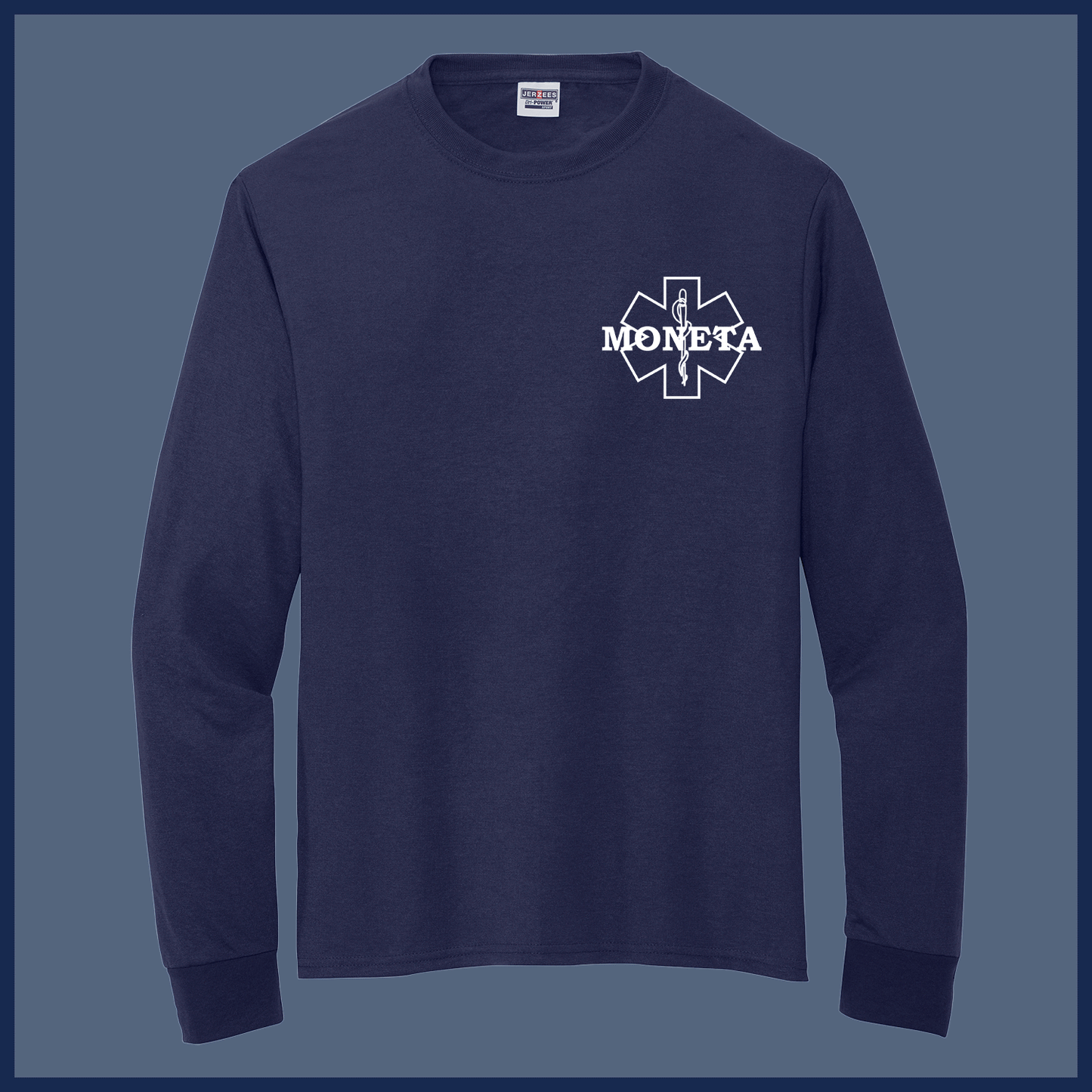 Moneta Fire Rescue Long-Sleeve T-Shirt - Navy