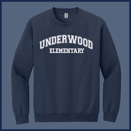 Underwood Elementary Collegiate Crewneck - Adult