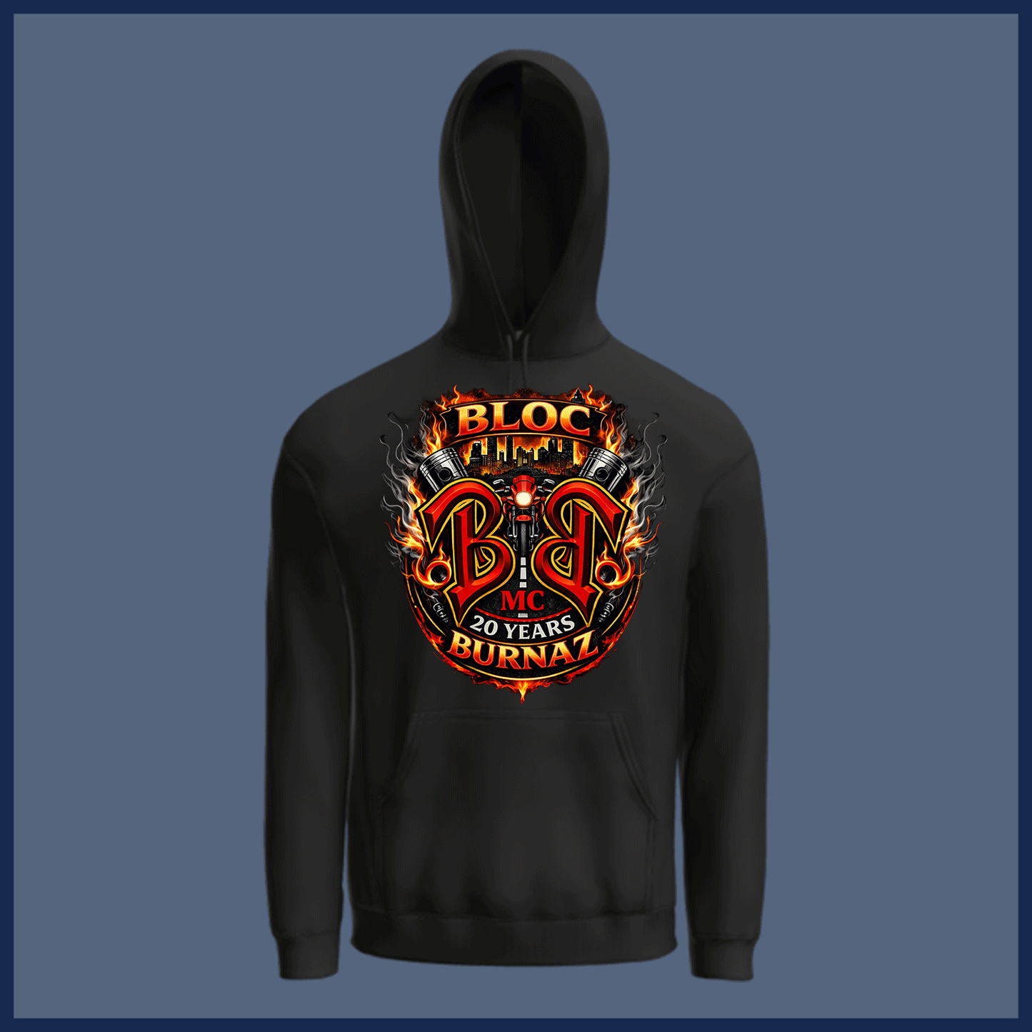Bloc Burnaz 20 Year Anniversary Black Hoodie