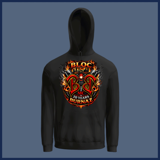 Bloc Burnaz 20 Year Anniversary Black Hoodie