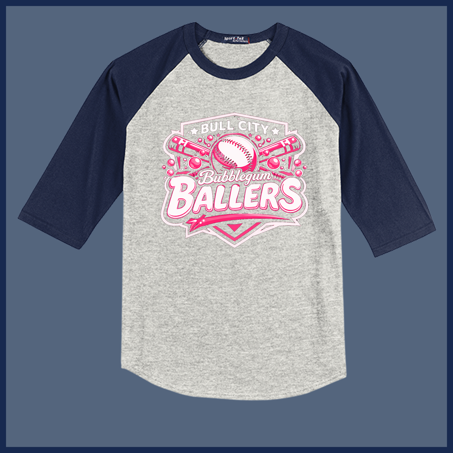 Youth Bubblegum Ballers Fan Raglan Jersey