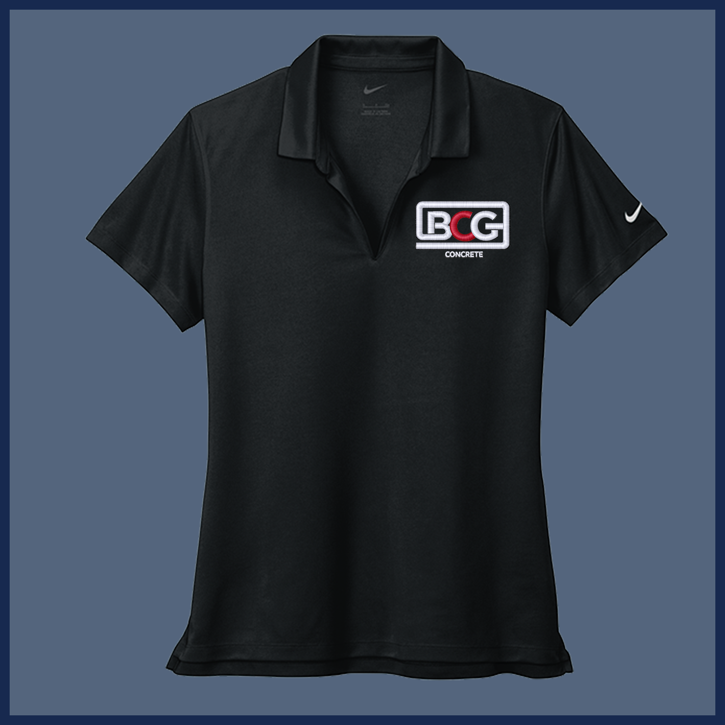 Ladies BCG Concrete Nike Polo