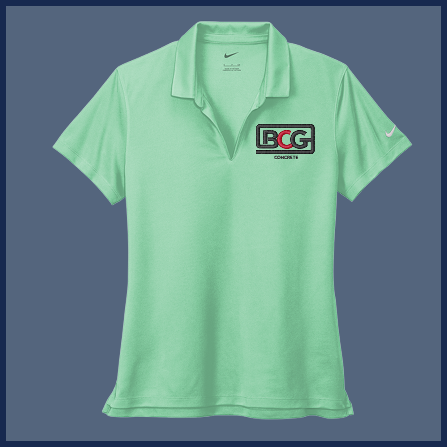 Ladies BCG Concrete Nike Polo