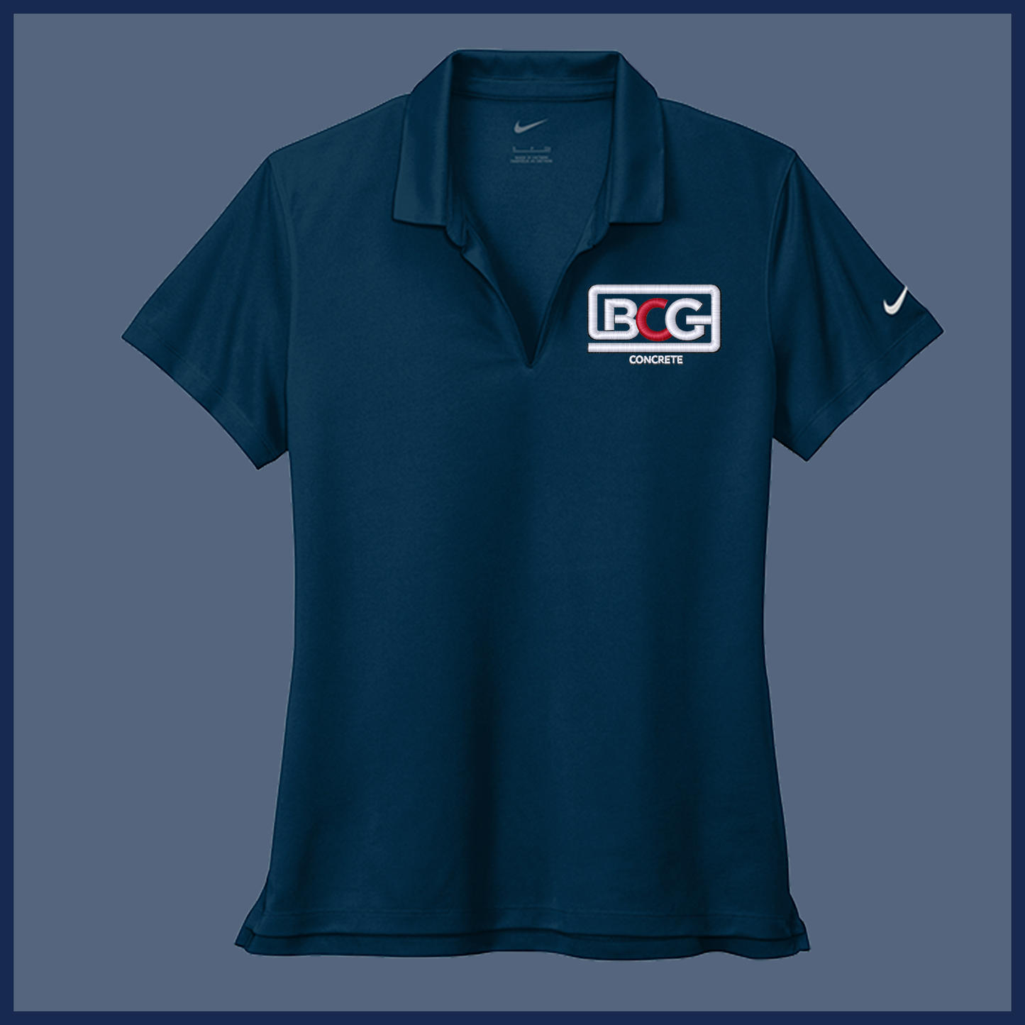 Ladies BCG Concrete Nike Polo