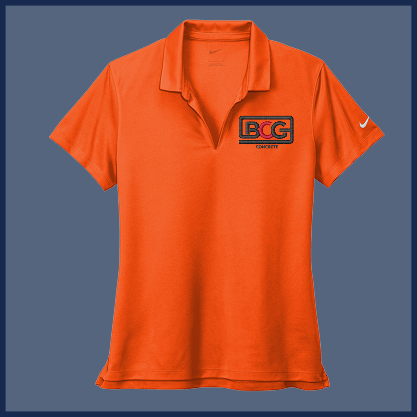 Ladies BCG Concrete Nike Polo