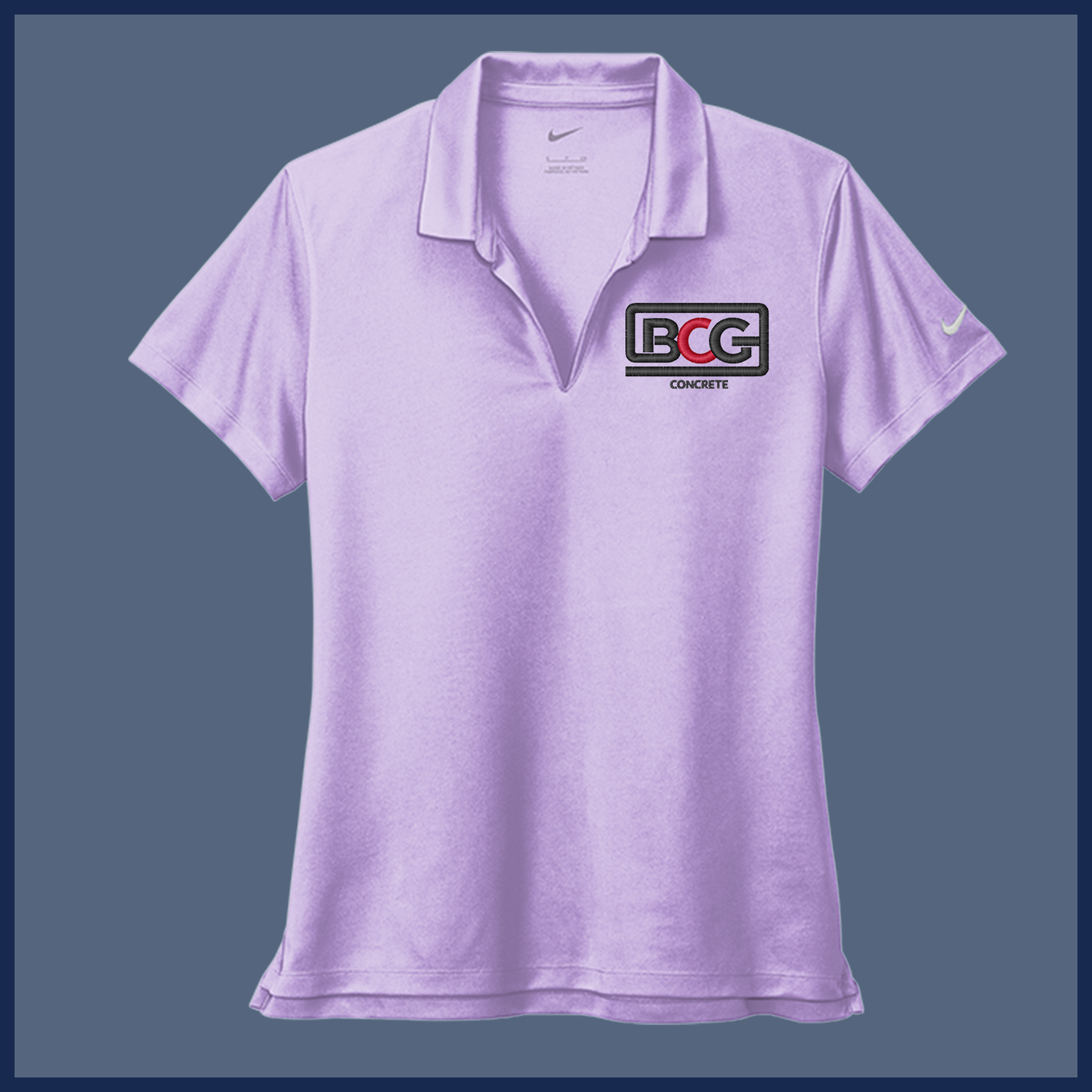 Ladies BCG Concrete Nike Polo