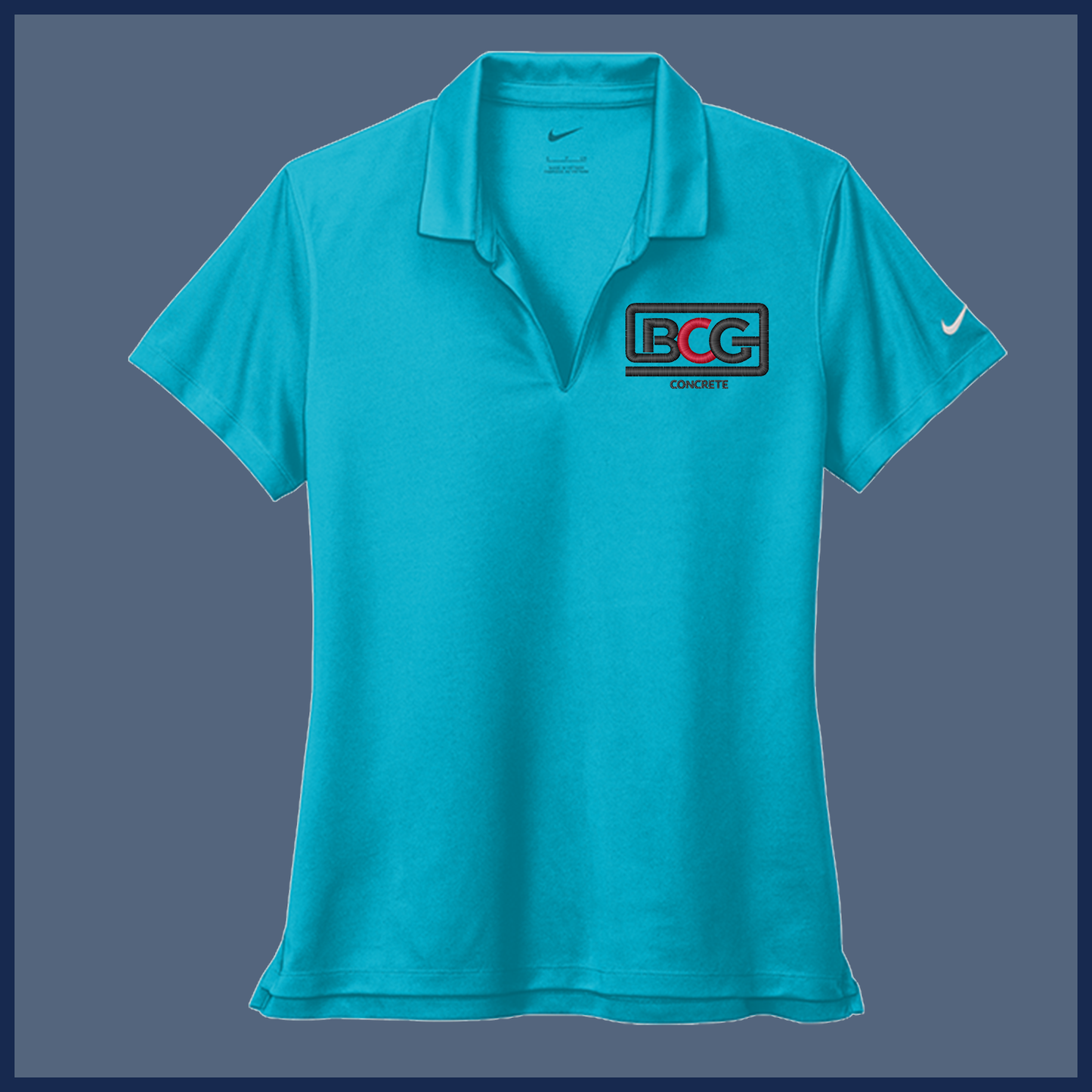 Ladies BCG Concrete Nike Polo