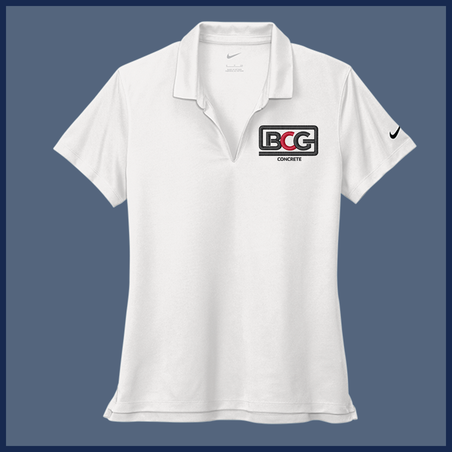 Ladies BCG Concrete Nike Polo