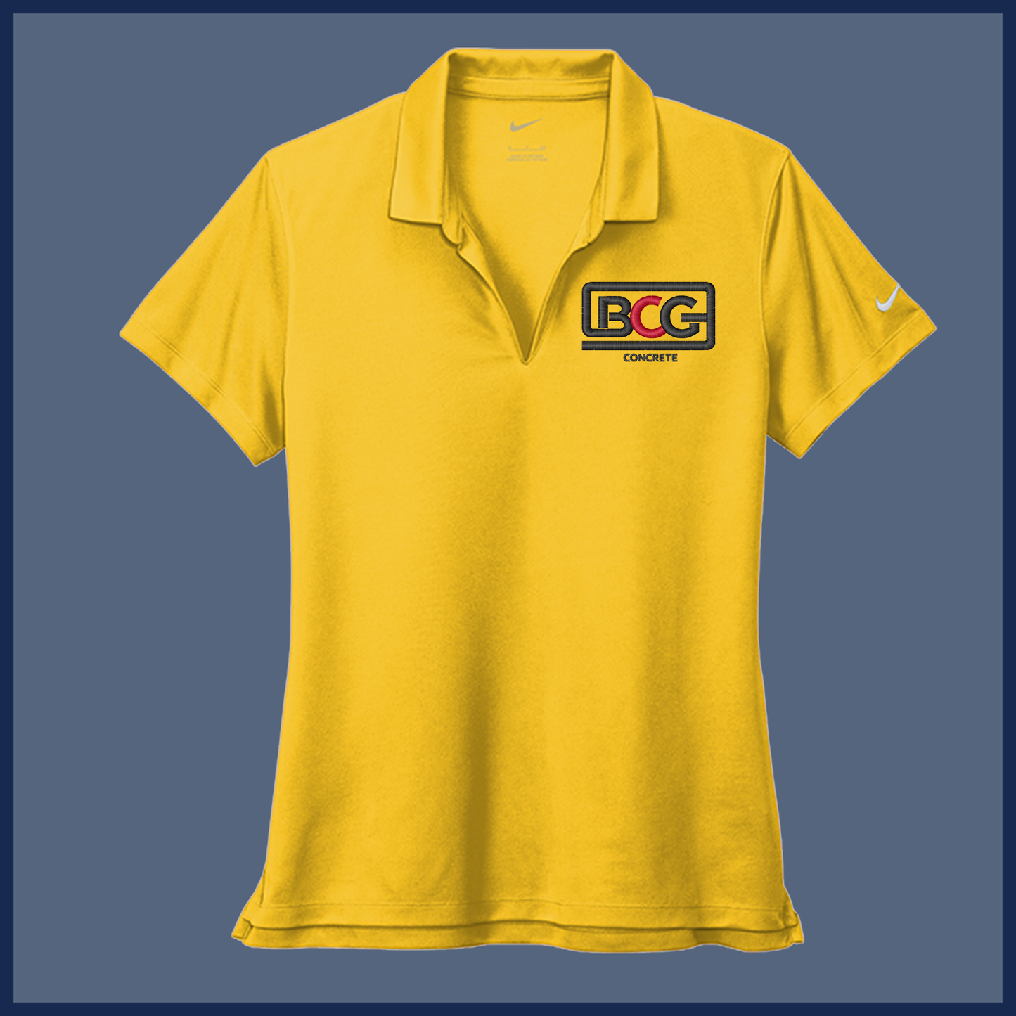 Ladies BCG Concrete Nike Polo