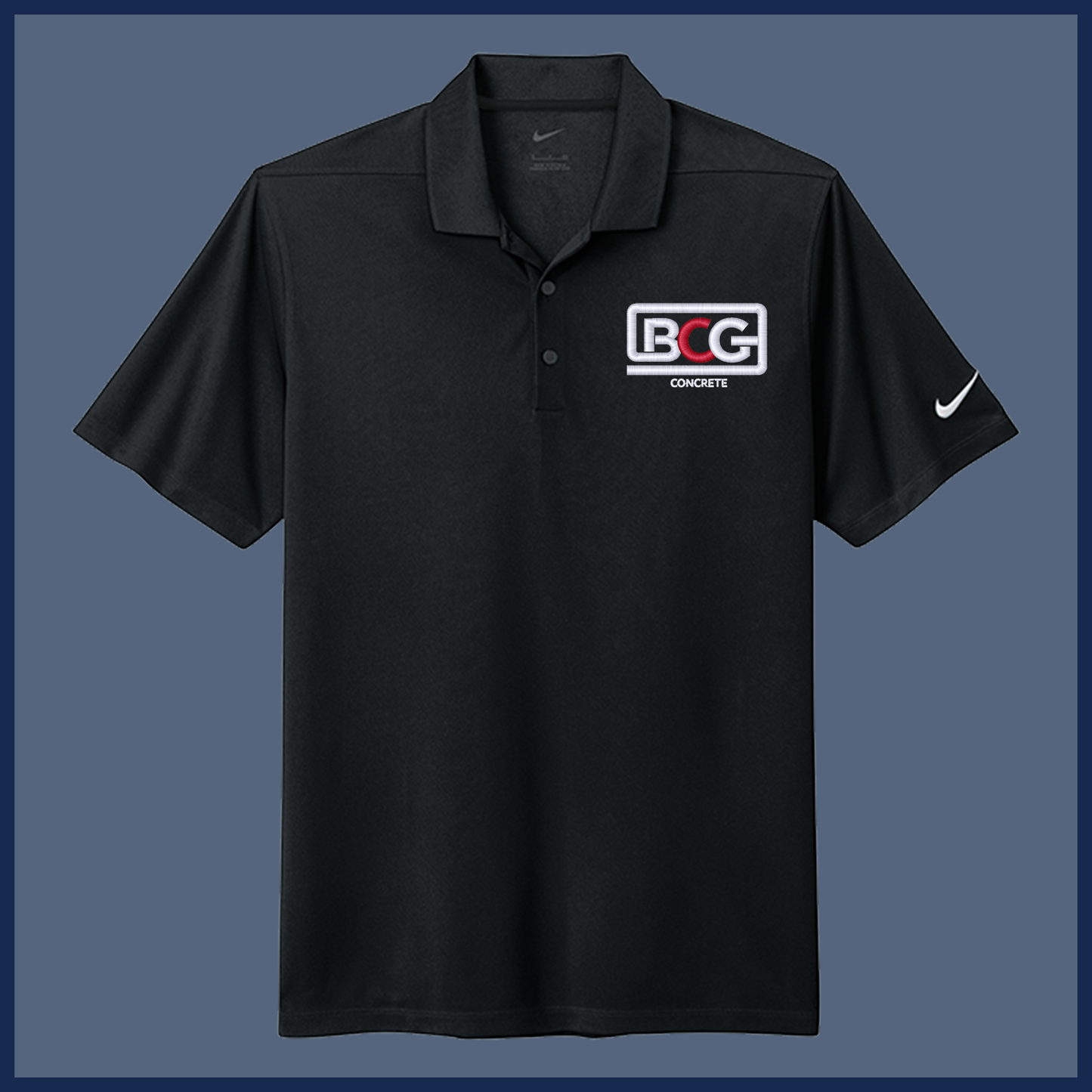 Men BCG Concrete Nike Polo