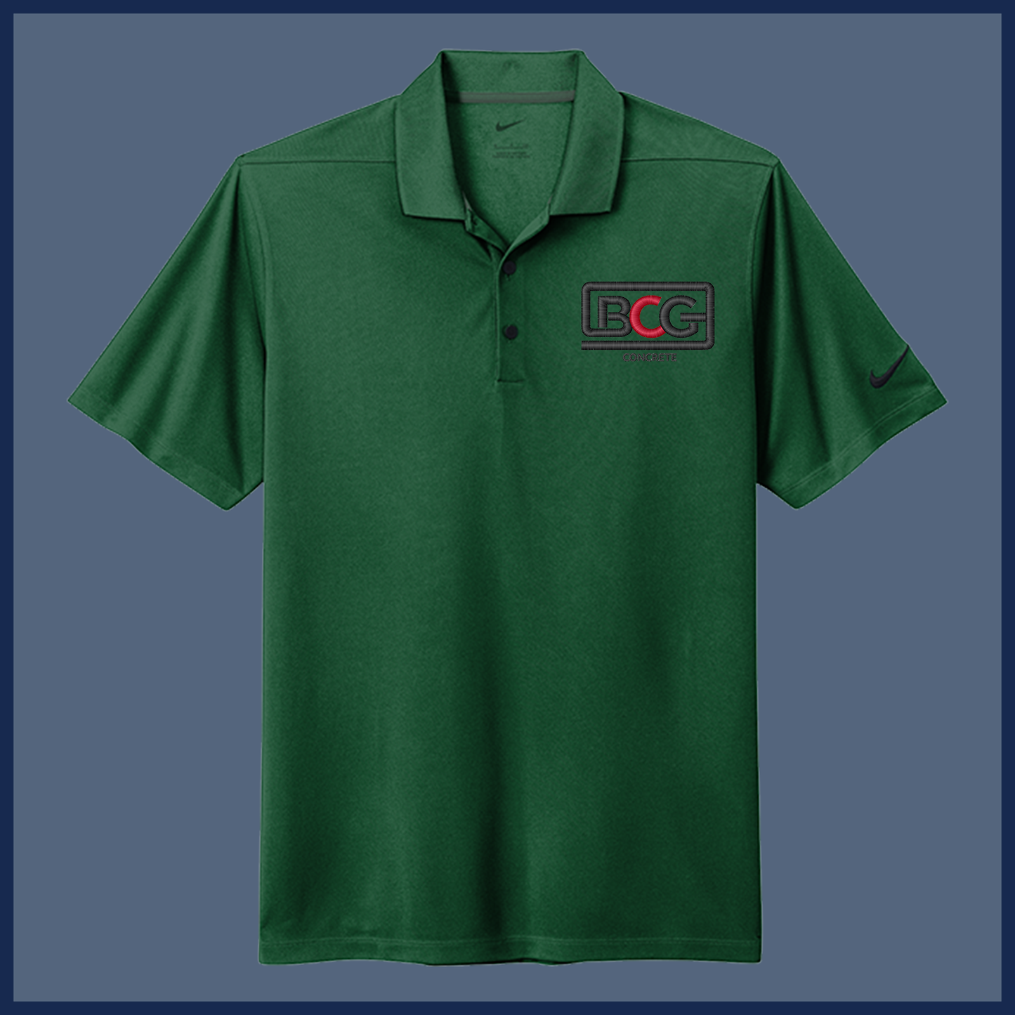 Men BCG Concrete Nike Polo