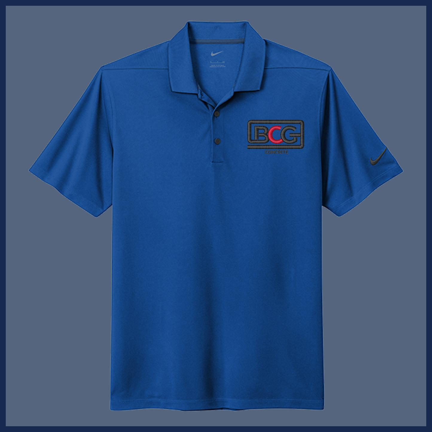 Men BCG Concrete Nike Polo