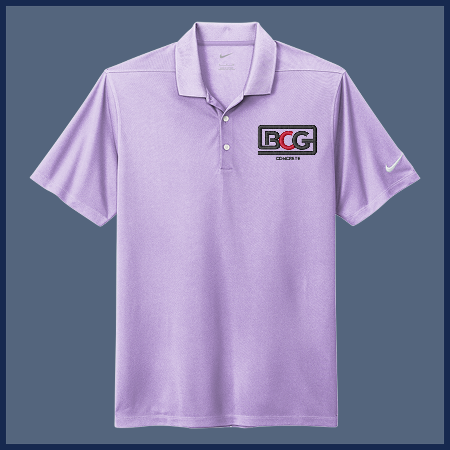 Men BCG Concrete Nike Polo
