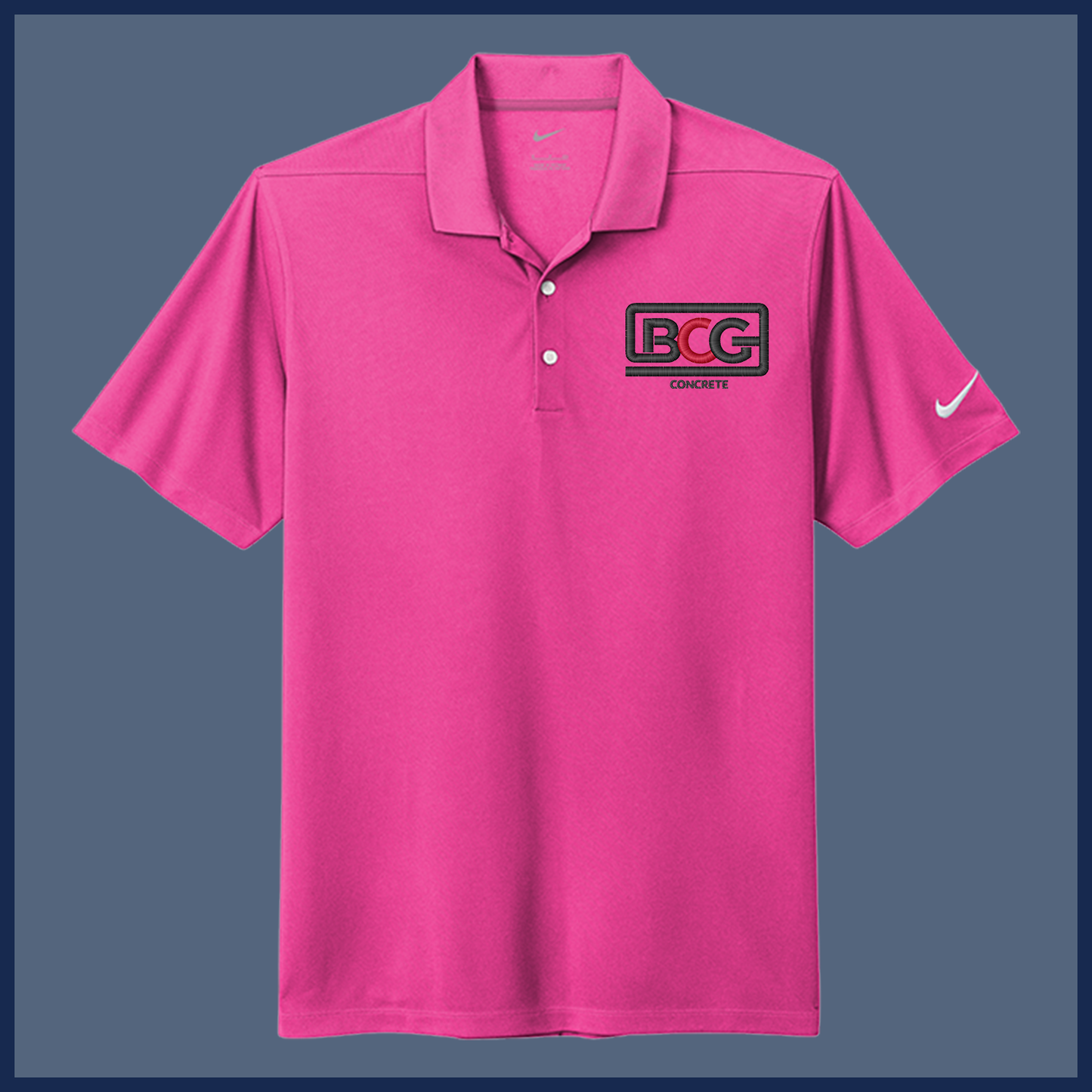 Men BCG Concrete Nike Polo