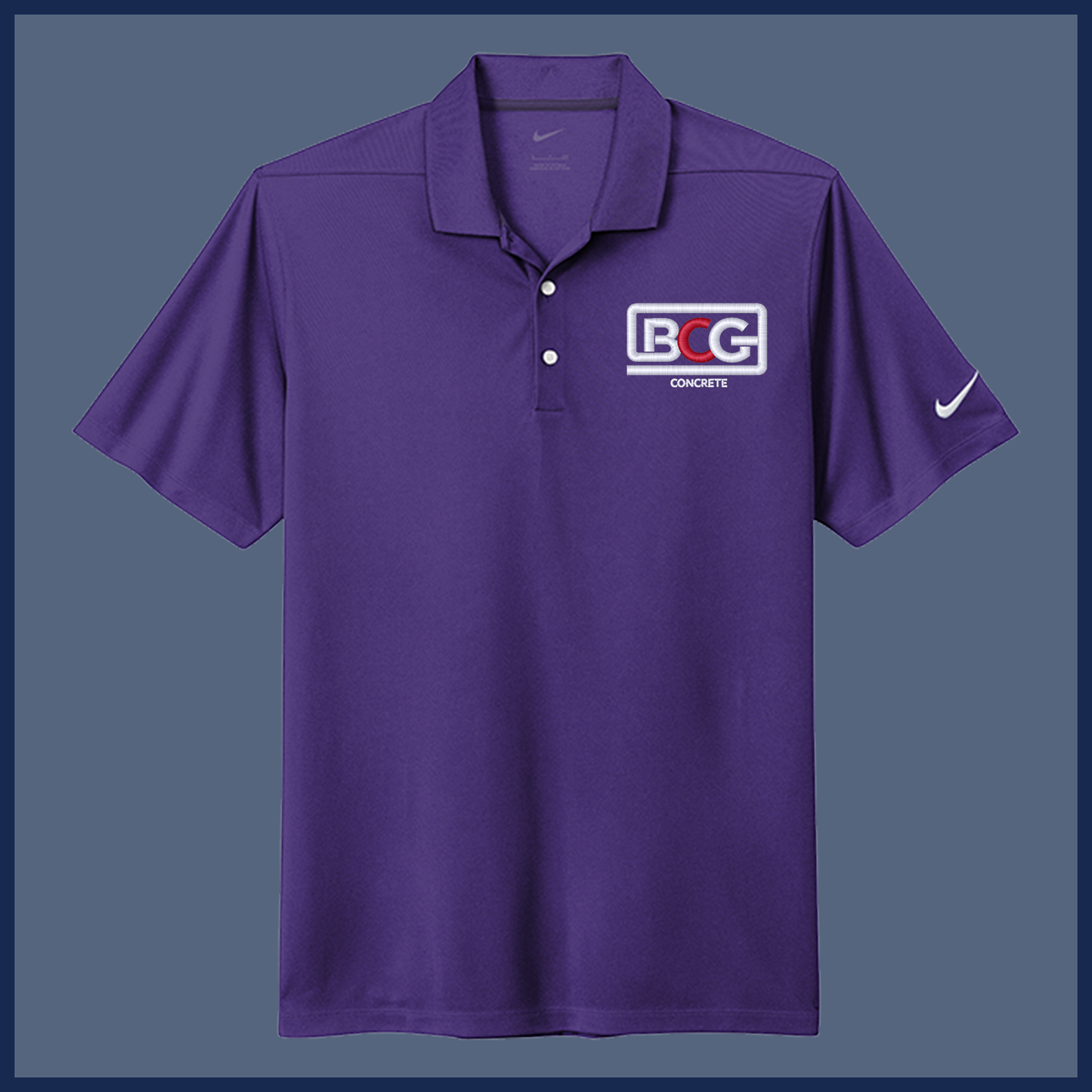 Men BCG Concrete Nike Polo