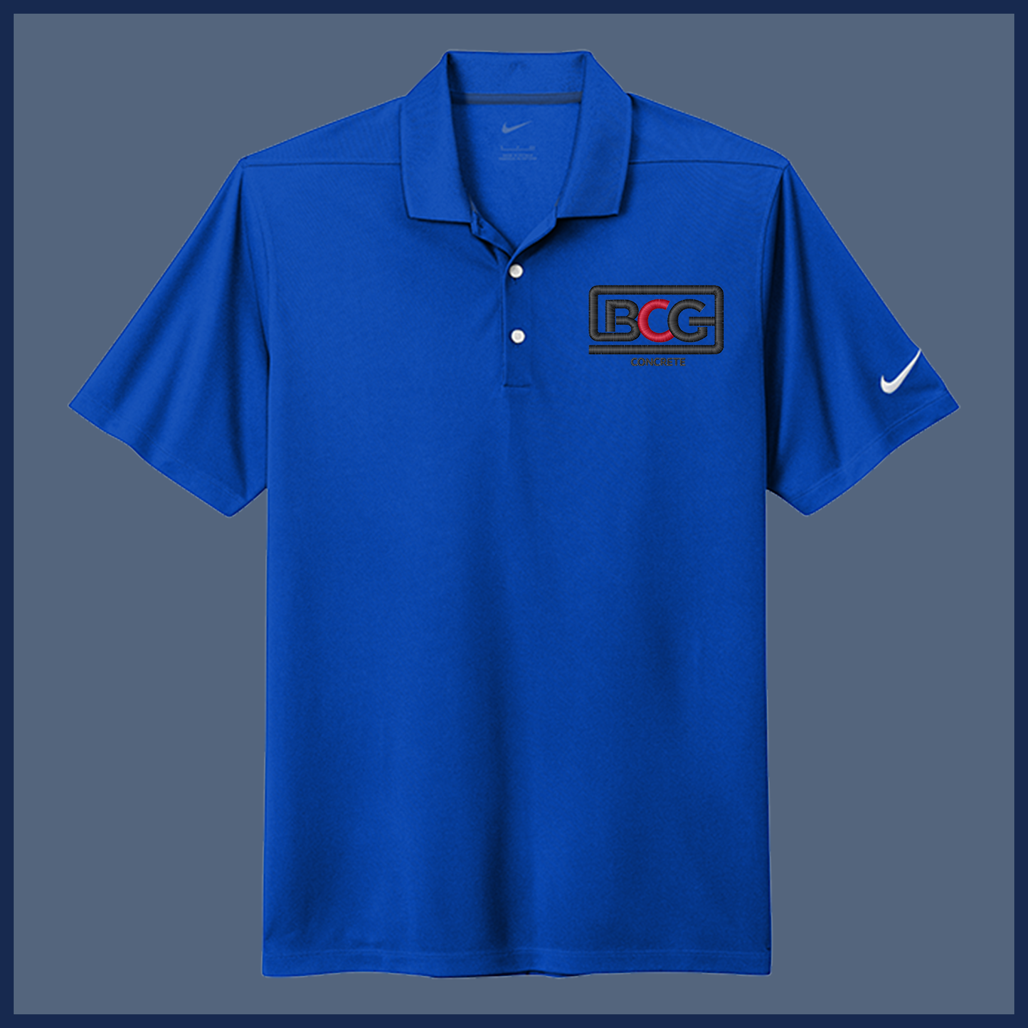 Men BCG Concrete Nike Polo