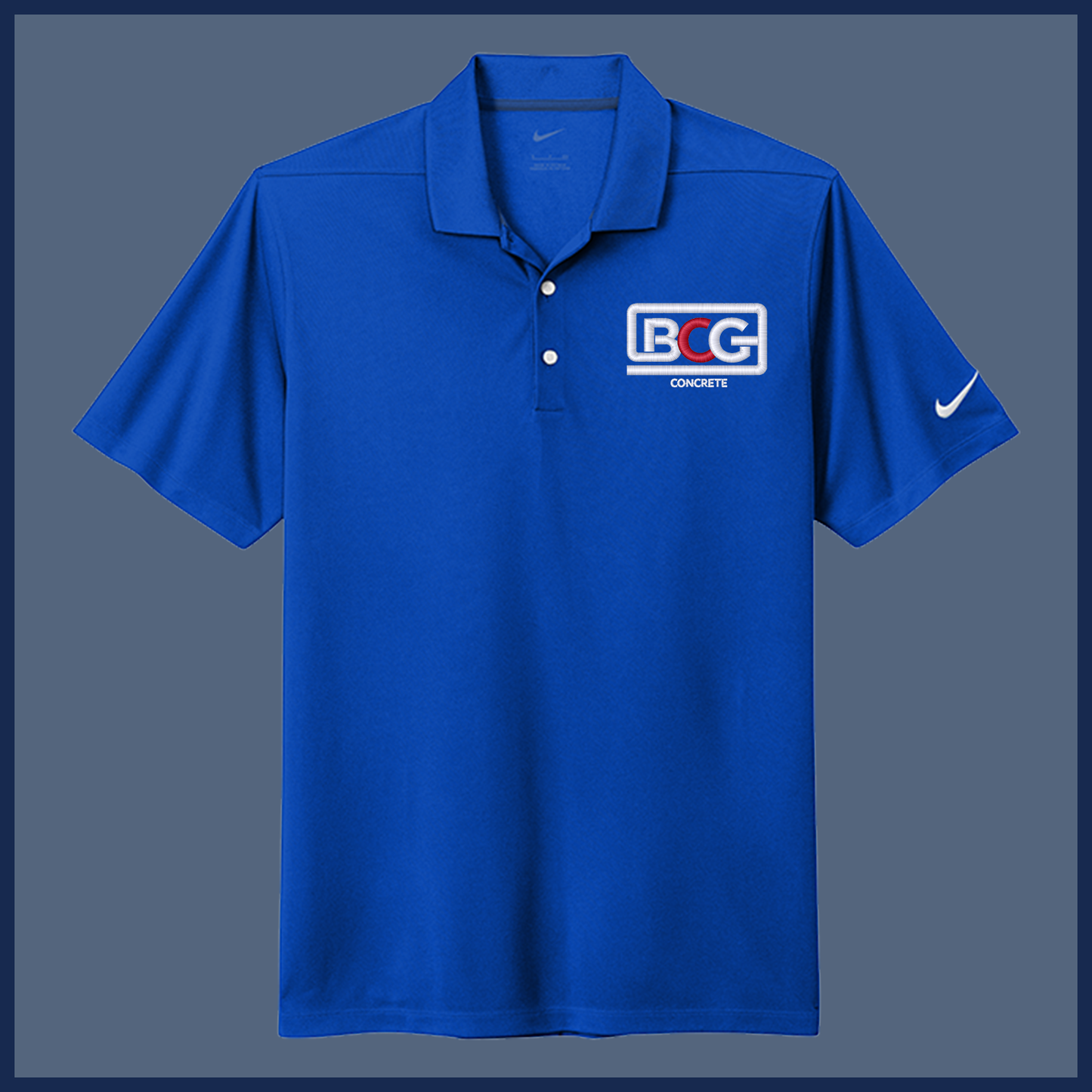 Men BCG Concrete Nike Polo