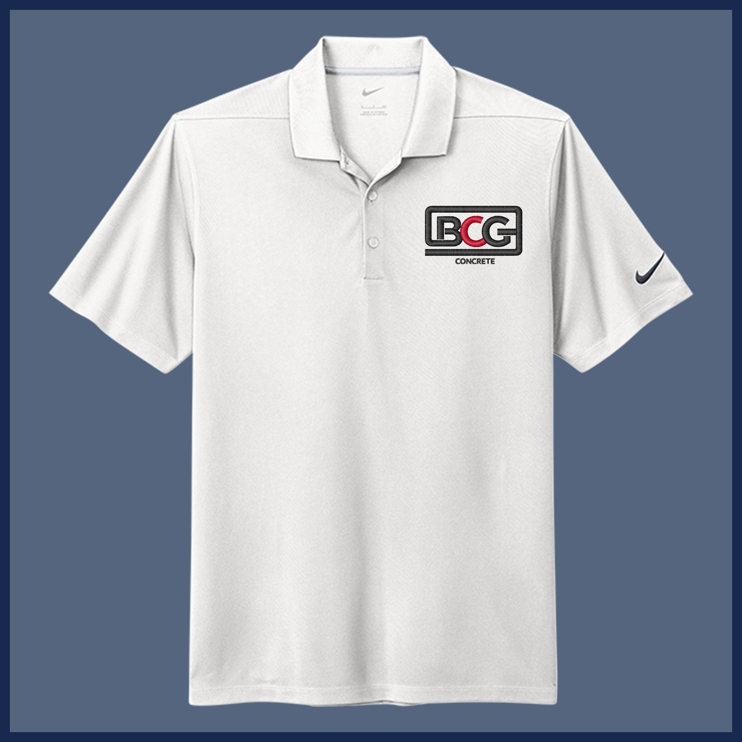 Men BCG Concrete Nike Polo