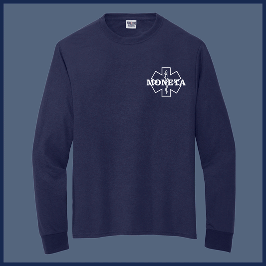 Moneta Fire Rescue Long-Sleeve T-Shirt - Navy