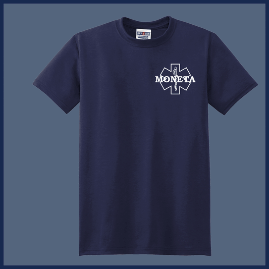 Moneta Fire Rescue Short-Sleeve T-Shirt - Navy