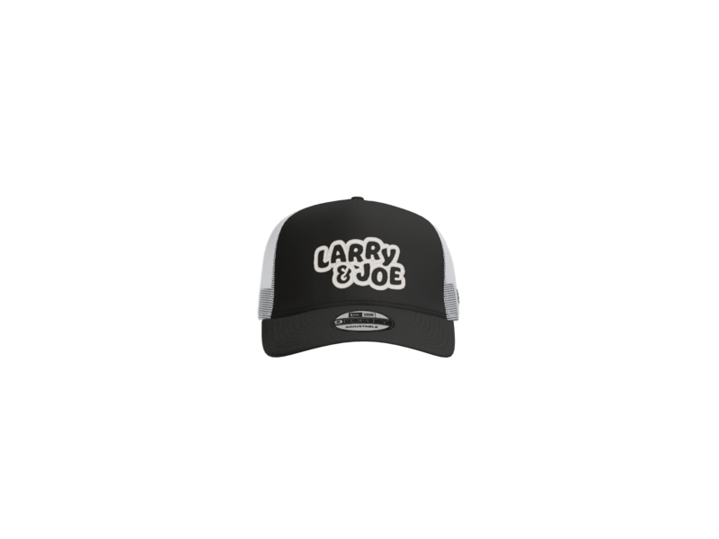 Larry & Joe - Black & White Trucker