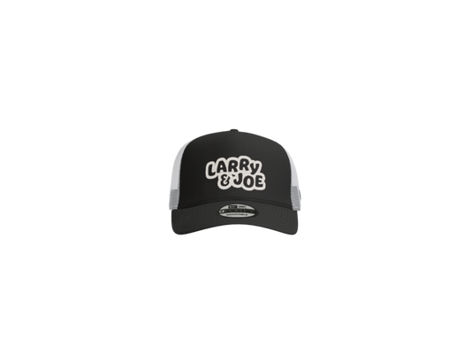 Larry & Joe - Black & White Trucker