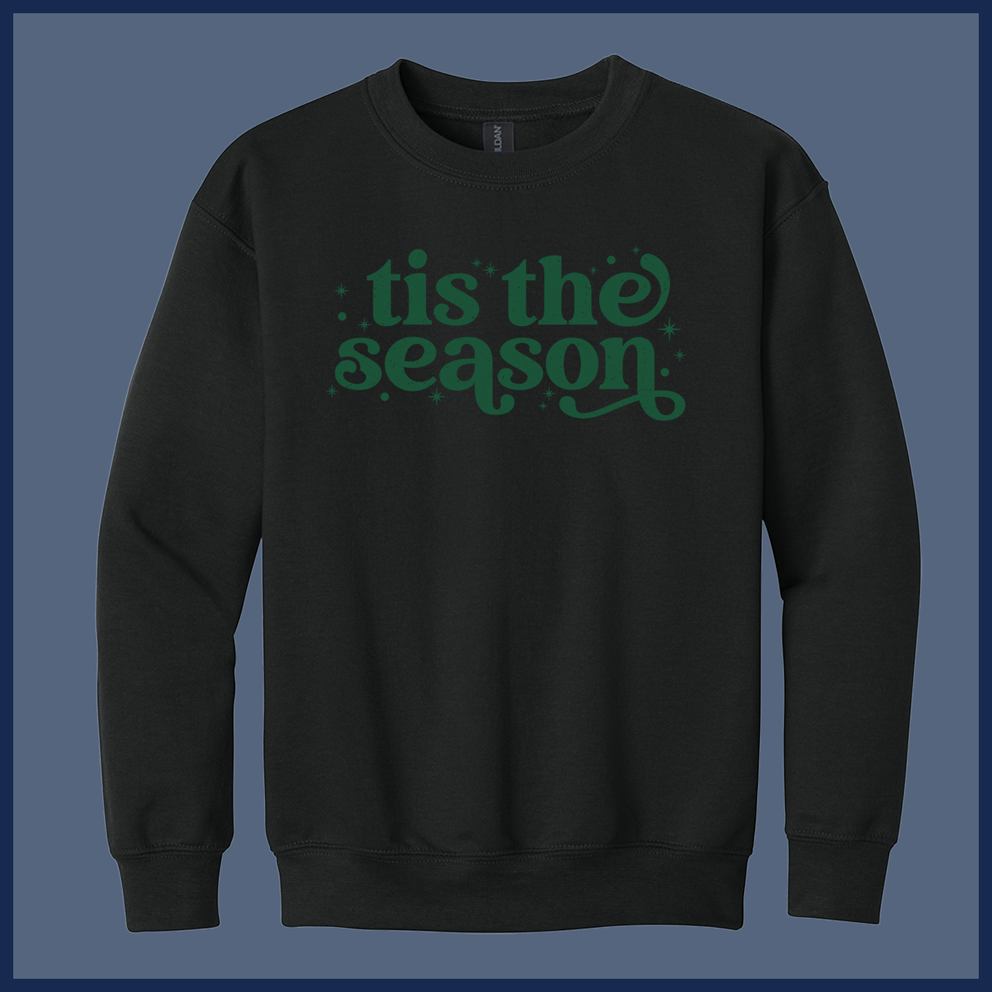 Retro ’Tis the Season Christmas Shirt – Vintage Style - Youth Crewneck