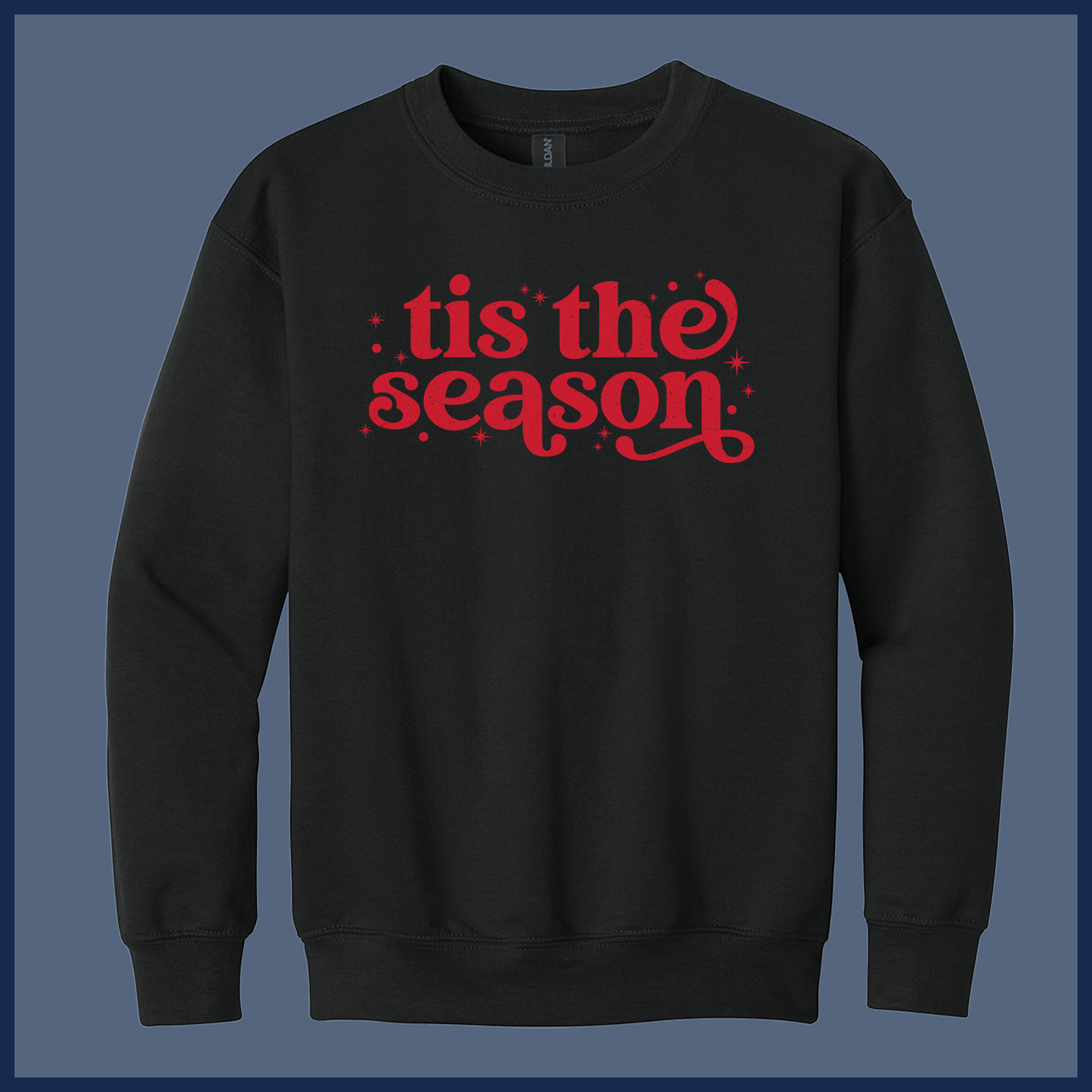 Retro ’Tis the Season Christmas Shirt – Vintage Style - Youth Crewneck