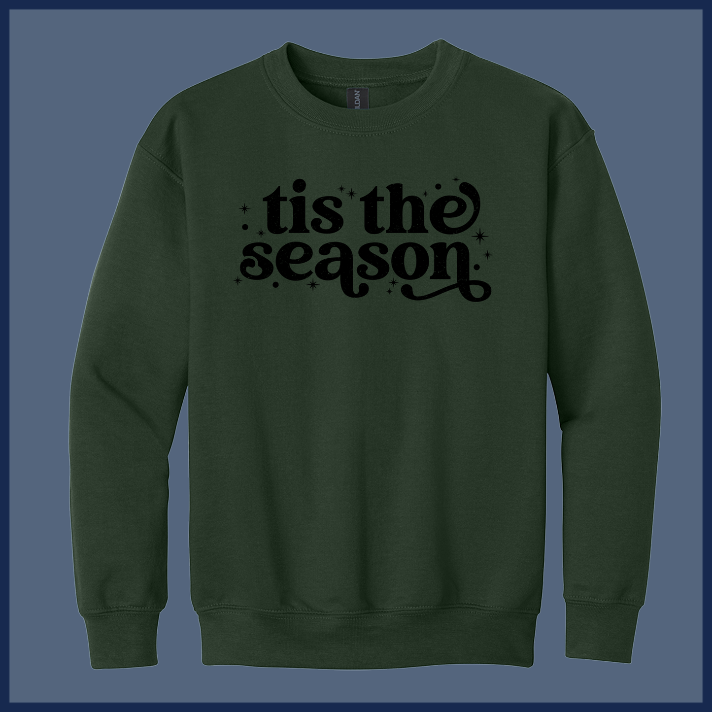 Retro ’Tis the Season Christmas Shirt – Vintage Style - Youth Crewneck