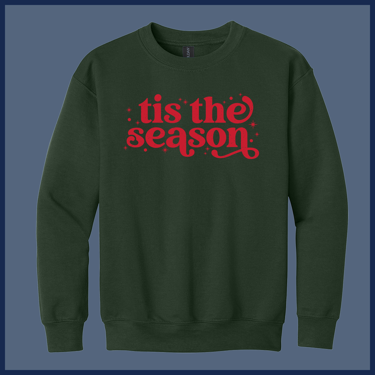 Retro ’Tis the Season Christmas Shirt – Vintage Style - Youth Crewneck