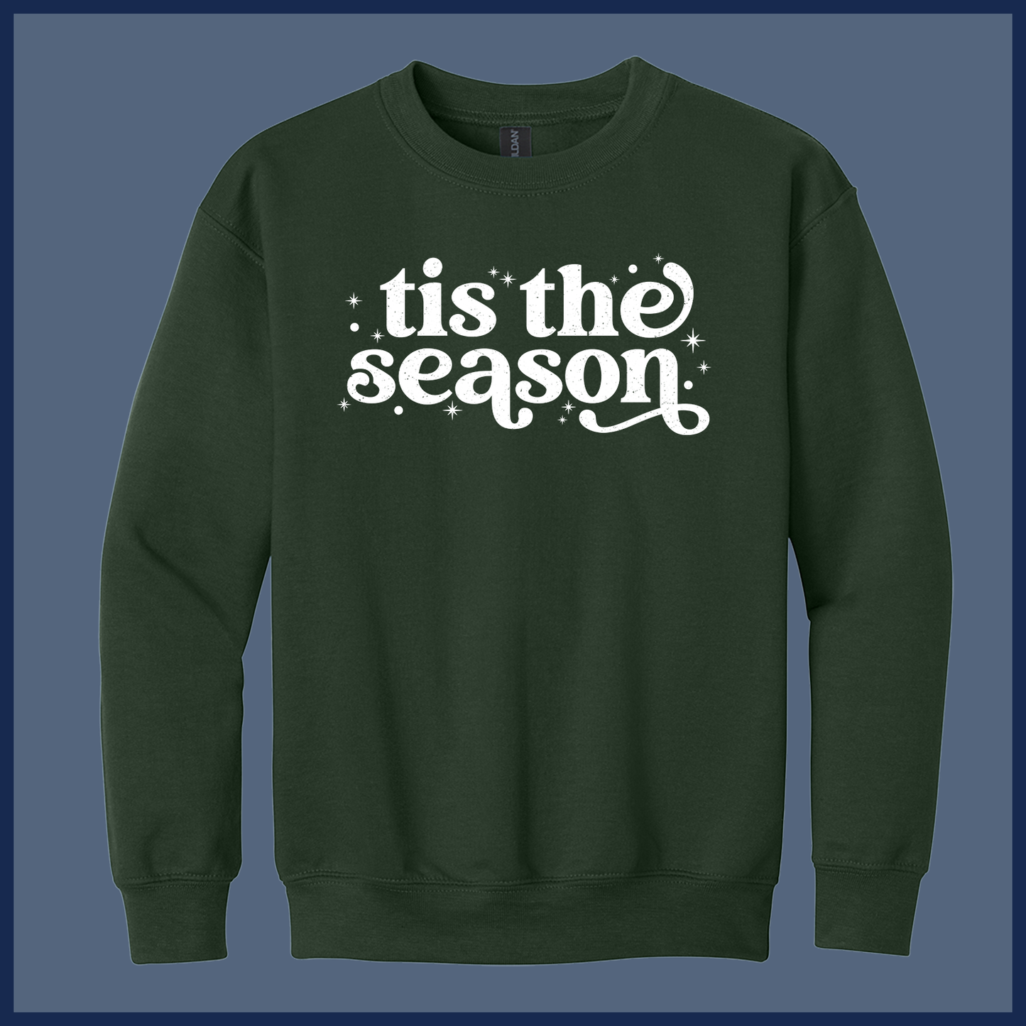 Retro ’Tis the Season Christmas Shirt – Vintage Style - Youth Crewneck