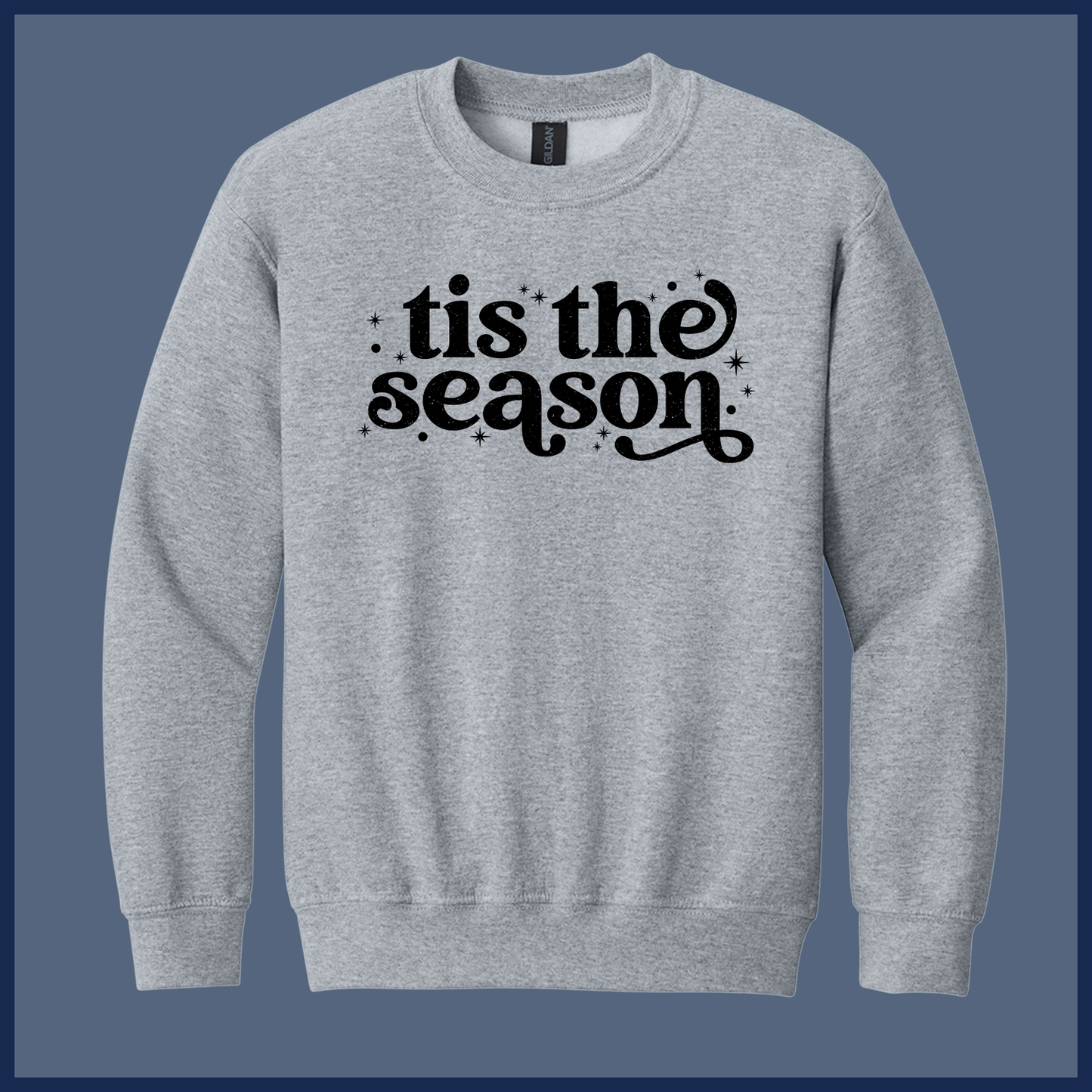 Retro ’Tis the Season Christmas Shirt – Vintage Style - Youth Crewneck