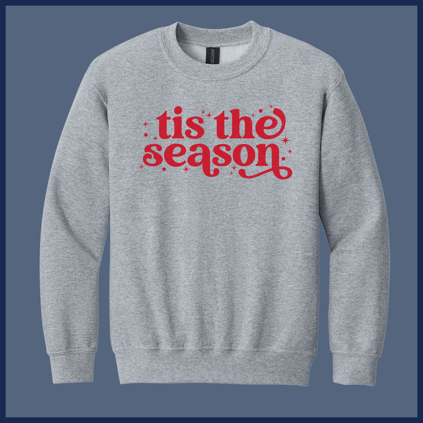 Retro ’Tis the Season Christmas Shirt – Vintage Style - Youth Crewneck