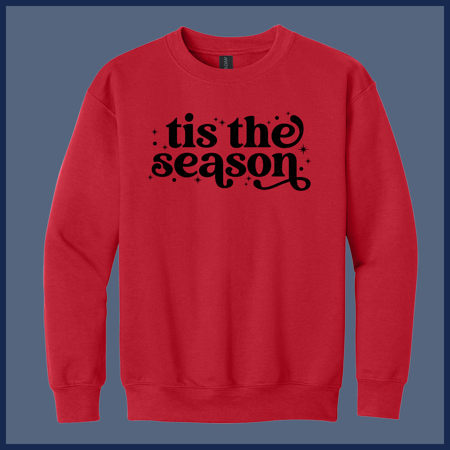 Retro ’Tis the Season Christmas Shirt – Vintage Style - Youth Crewneck