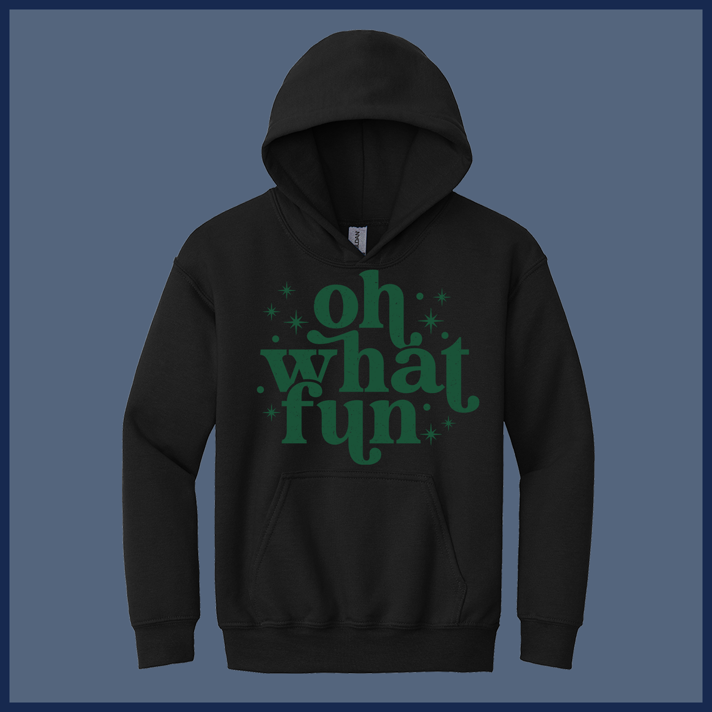 Retro Oh What Fun Holiday - Adult Hoodie