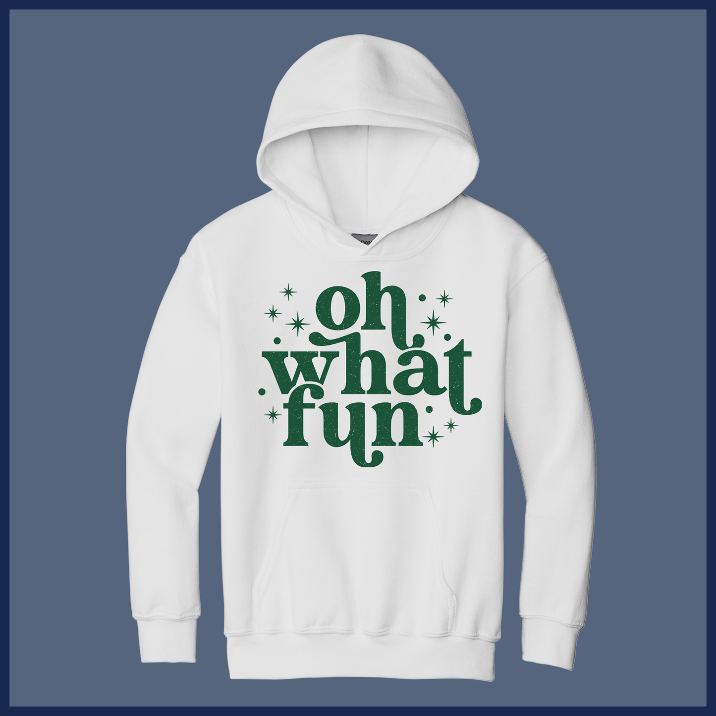 Retro Oh What Fun Holiday - Adult Hoodie