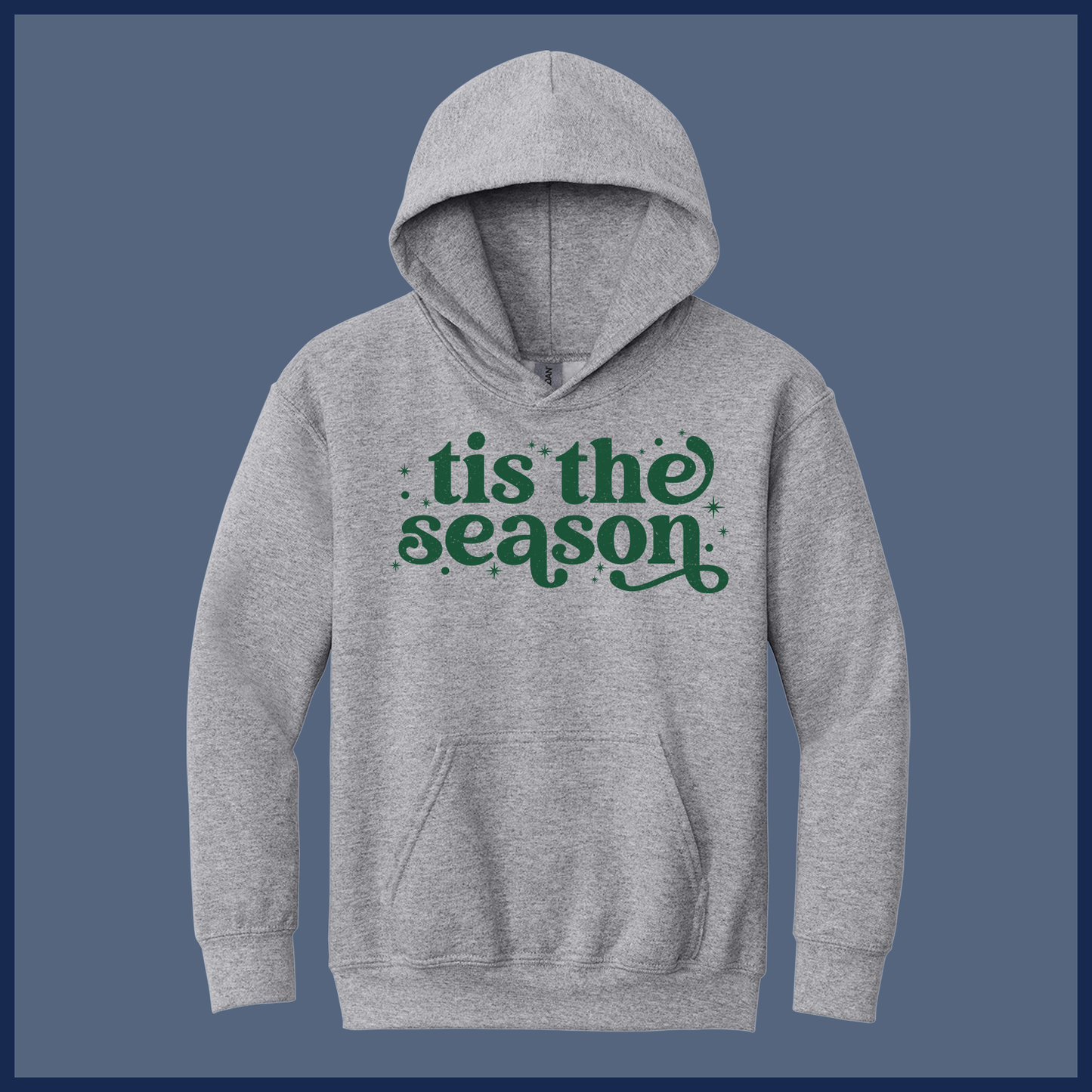 Retro ’Tis the Season Christmas Shirt – Vintage Style - Youth Hoodie