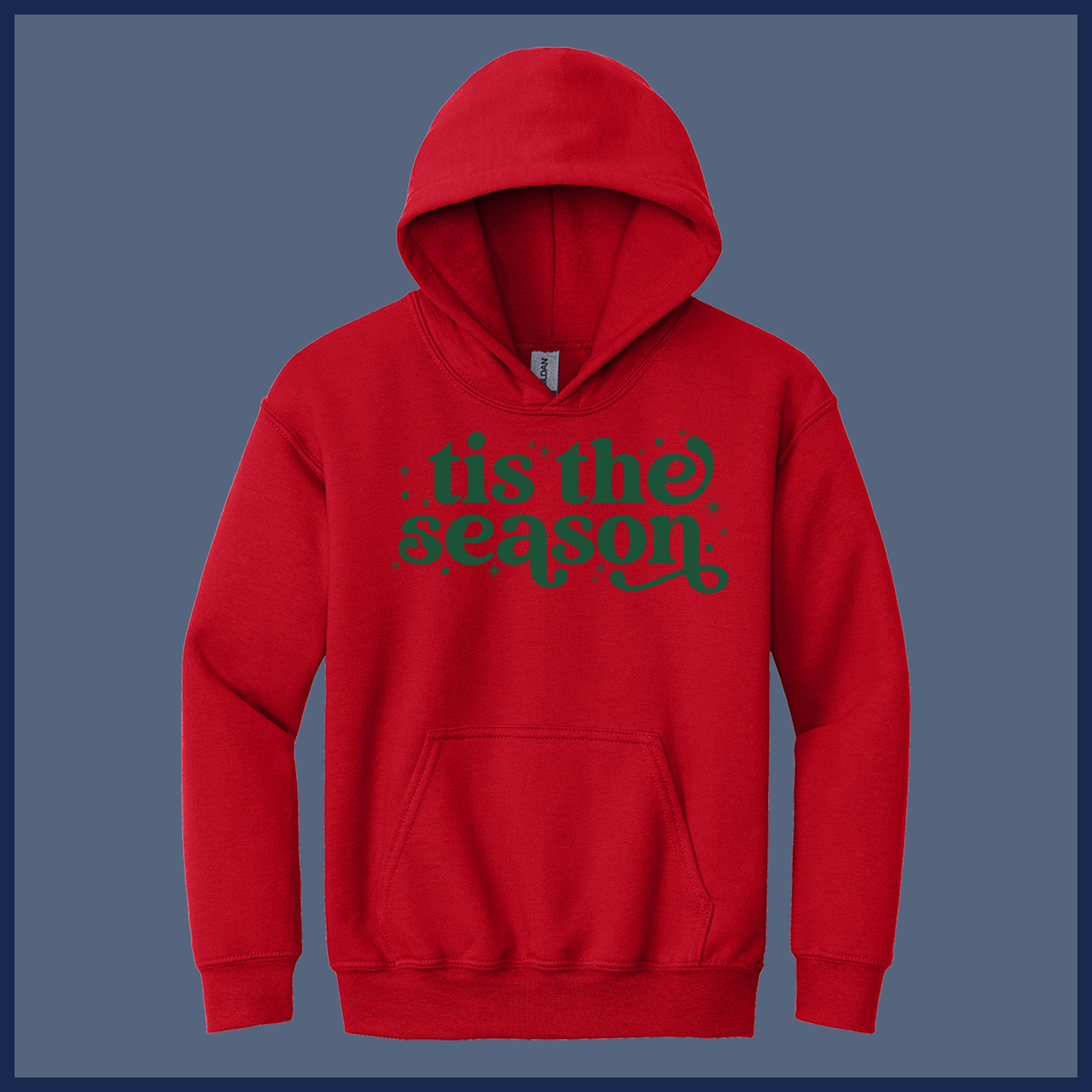 Retro ’Tis the Season Christmas Shirt – Vintage Style - Youth Hoodie