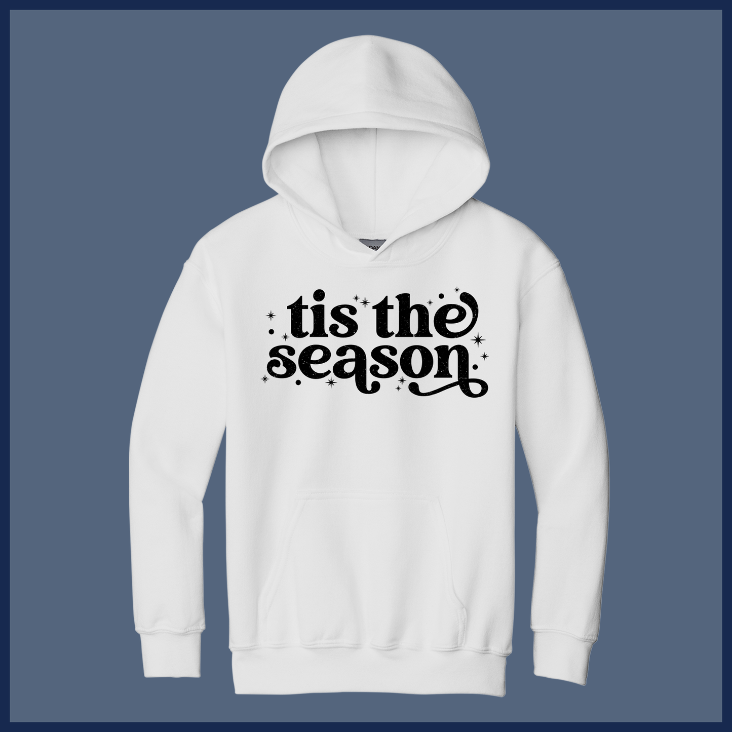 Retro ’Tis the Season Christmas Shirt – Vintage Style - Youth Hoodie