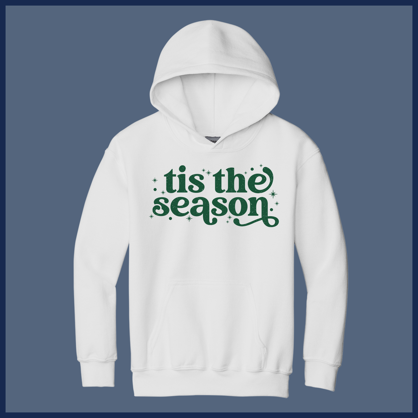 Retro ’Tis the Season Christmas Shirt – Vintage Style - Youth Hoodie